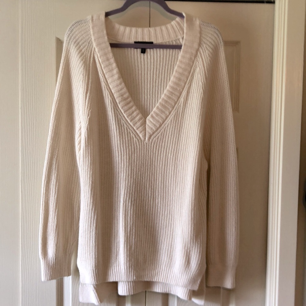 Express V-neck Sweater Tunic